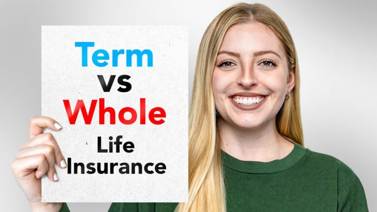 Term Insurance vs Whole Life Insurance